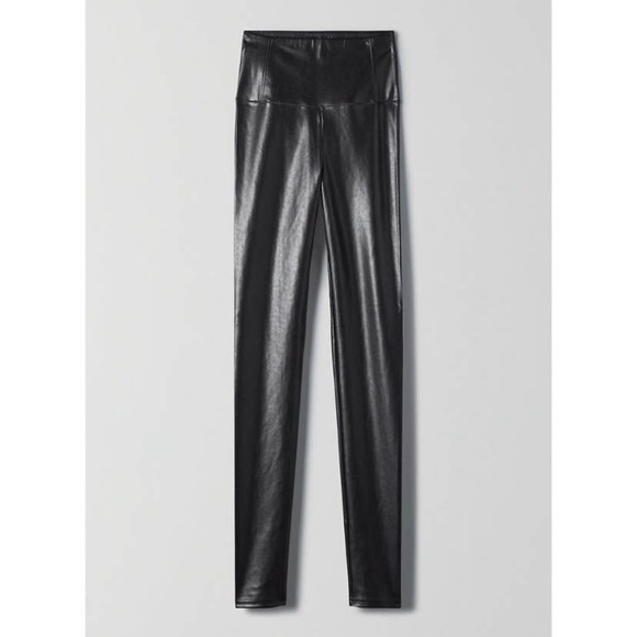 Aritzia Wilfred Free Daria Faux Leather Legging Size Small - Picture 3 of 11